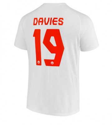 Canada Alphonso Davies #19 Bortedrakt VM 2022 Kortermet